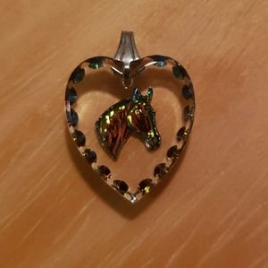 *SOLD* Horse Heart Charm